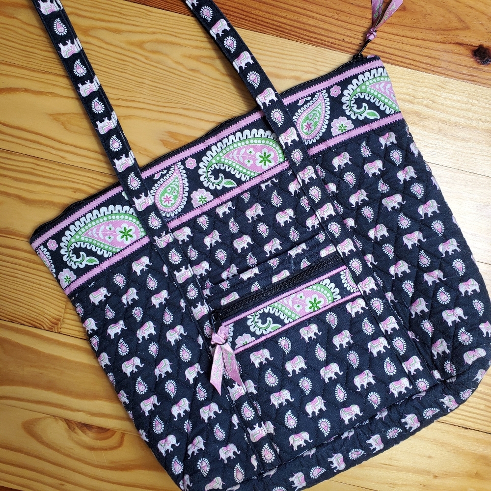 Vera Bradley Elephant Print Tote